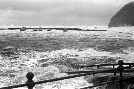 Rough Sea at Staithes Photograph by David Eadington ©2025 David Eadington. Contact dave@eadington.co.uk 