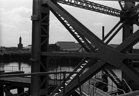 Transporter Bridge Steelwork Photograph by David Eadington ©2025 David Eadington. Contact dave@eadington.co.uk