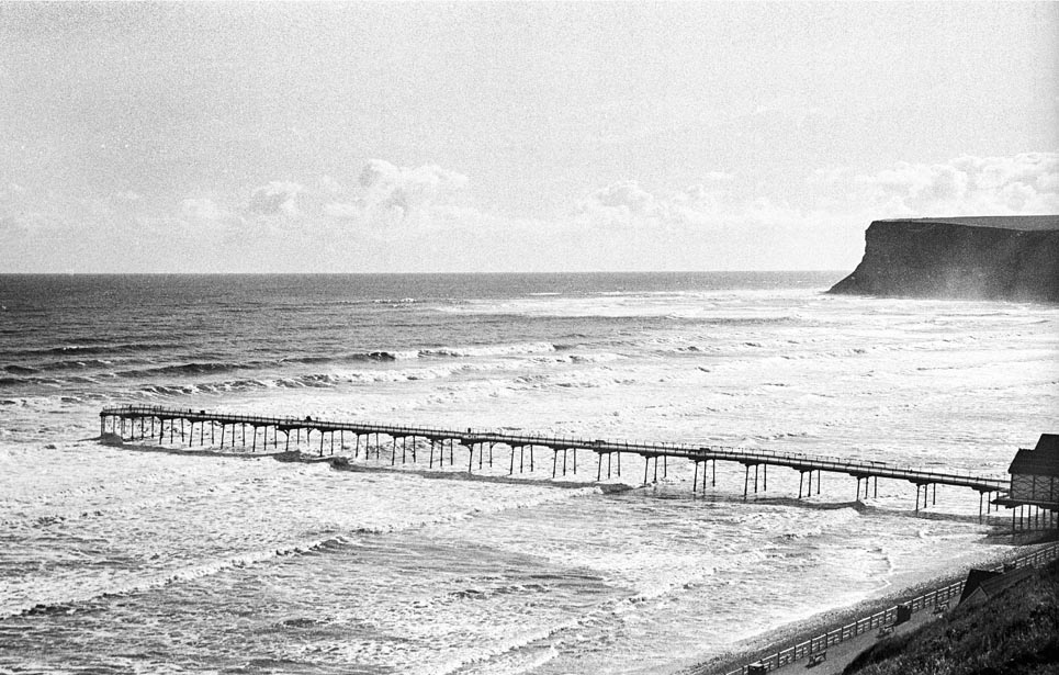 Saltburn Pier Photograph by David Eadington ©2021 David Eadington. Contact dave@eadington.co.uk